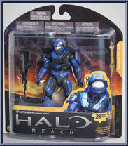 Spartan Military Police Custom (Male / Team Blue) from Halo Reach - Series 3 manufactured by McFarlane [Front]