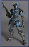 Carter from Halo Reach - Basic Series manufactured by Square Enix [Loose]