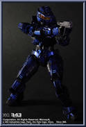 Master Chief (Blue) from Halo - Basic Series manufactured by Square Enix [Loose]