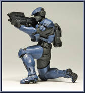UNSC Troops (Blue) from Halo Wars - Heroic Collection 1 manufactured by McFarlane [Loose]