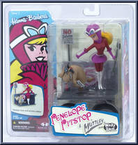Penelope Pitstop (with Muttley) from Hanna Barbera - Series 2 manufactured by McFarlane [Front]