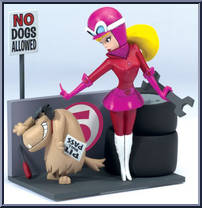Penelope Pitstop (with Muttley) Action Figure