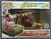 Flintmobile (with Dino) from Hanna Barbera - Pop! Rides manufactured by Funko [Front]