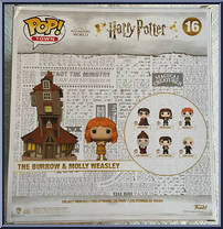 Burrow & Molly Weasley from Harry Potter - Pop! Towns manufactured by Funko [Back]