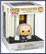 Gringott's Head Goblin (with Gringotts Bank) from Harry Potter - Pop! Vinyl Figures manufactured by Funko [Front]