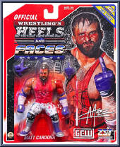 Matt Cardona (Ultra Bloody) from Heels and Faces - Exclusives manufactured by Zombie Sailor's Toys [Front]