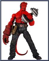 Hellboy (Shirtless with Dumbell) from Hellboy - Wave 1.5 manufactured by Mezco [Loose]