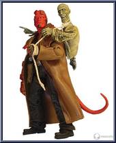 Hellboy With Ivan (Closed Mouth & Open Fist) from Hellboy - Basic Series manufactured by Mezco [Loose]