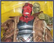 Hellboy With Ivan (Open Mouth & Closed Fist) from Hellboy - Exclusives manufactured by Mezco [Front]