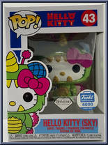 Hello Kitty (Sky) (Diamond) from Hello Kitty - Pop! Vinyl Figures manufactured by Funko [Front]