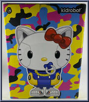 Hello Kitty (Neon) from Hello Kitty - Quiccs manufactured by Kidrobot [Back]