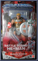 He-Man (Battle Sound) from He-Man - 2002 Series - Deluxe Figures manufactured by Mattel [Front]
