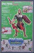 King Hssss from He-Man - 2002 Series - Snake Men manufactured by Mattel [Back]