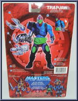 Trapjaw (Blue Chest / Olive Green Accessories) from He-Man - 2002 Series - Basic Series manufactured by Mattel [Back]
