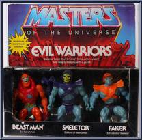Evil Warriors - Beast Man, Skeletor & Faker from He-Man - Masters of the Universe - Multi-Packs manufactured by Mattel [Front]