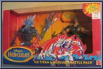 Ice Titan & Hercules from Hercules - Battle Packs manufactured by Mattel [Package]