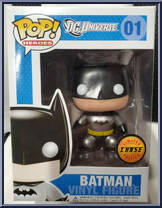 Batman (Metallic) (Chase) from Heroes - DC Universe Pop! manufactured by Funko [Front]
