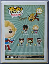 Supergirl from Heroes - DC Comics Bombshells Pop! manufactured by Funko [Back]