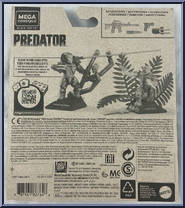 Dutch vs Predator from Heroes - 2-Packs manufactured by Mega Brands [Back]