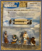 Noah's Wife, Ham, Shem and Japheth Action Figure