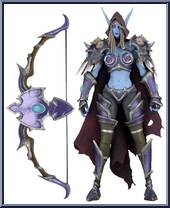Sylvanas from Heroes of the Storm - Series 3 manufactured by Neca [Loose]