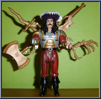 Captain Hook (Swiss Army) from Hook - Basic Series manufactured by Mattel [Loose]