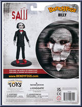 Billy (Saw) from Horror - Bendyfigs manufactured by Noble Toys [Back]