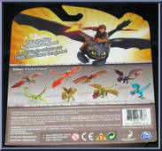 Hiccup vs Drago from How to Train Your Dragon 2 - Mini Figures manufactured by Spinmaster [Back]