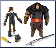 Hiccup vs Drago from How to Train Your Dragon 2 - Mini Figures manufactured by Spinmaster [Loose]