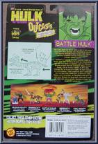 Battle Hulk from Incredible Hulk - Outcasts manufactured by Toy Biz [Back]