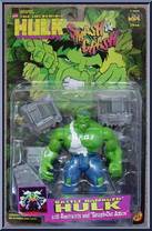 Hulk (Battle-Damaged) from Incredible Hulk - Smash and Crash manufactured by Toy Biz [Front]