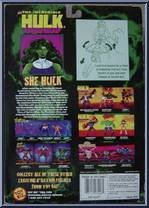 She Hulk from Incredible Hulk - Series 1 manufactured by Toy Biz [Back]