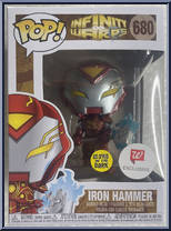 Iron Hammer (Glows in the Dark) from Infinity Warps - Infinity Warps Pop! manufactured by Funko [Front]
