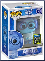 Sadness (Glitter) from Inside Out - Pop! Vinyl Figures manufactured by Funko [Front]