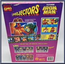Iron Man from Iron Man - Projectors manufactured by Toy Biz [Back]