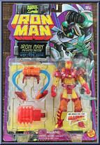 Iron Man (Inferno Armor) from Iron Man - Series 4 manufactured by Toy Biz [Front]