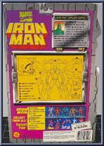 Iron Man (Samurai Armor) from Iron Man - Series 4 manufactured by Toy Biz [Back]