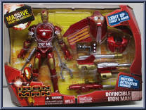 Iron Man (Invincible) from Iron Man - 2008 Movie - Basic Series manufactured by Hasbro [Front]