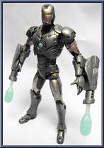 Iron Man (Mark II) from Iron Man - 2008 Movie - Basic Series manufactured by Hasbro [Loose]