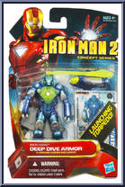 Iron Man (Deep Dive Armor) from Iron Man 2 - 2010 Movie - Concept Series manufactured by Hasbro [Front]