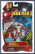 Iron Man (Mark V) from Iron Man 2 - 2010 Movie - Exclusives manufactured by Hasbro [Front]