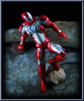 Iron Man (Mark V) from Iron Man 2 - 2010 Movie - Exclusives manufactured by Hasbro [Loose]