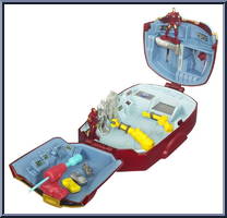 Iron Man (Mark VI Armor) from Iron Man 2 - 2010 Movie - Micro Heads Mini Playsets manufactured by Hasbro [Loose]