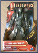 War Machine from Iron Man 2 - 2010 Movie - 8" Scale manufactured by Hasbro [Front]