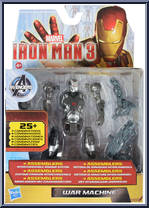 War Machine from Iron Man 3 - Movie - Assemblers manufactured by Hasbro [Front]