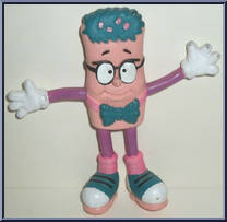 Edgar Eggroll from Jack in the Box - Bendables manufactured by Jack in the Box [Loose]