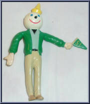 Jack (Green Pennant) from Jack in the Box - Bendables manufactured by Jack in the Box [Loose]