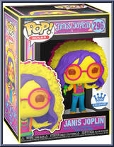 Janis Joplin (Black Light) from Janis Joplin - Pop! Vinyl Figures manufactured by Funko [Front]