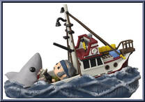 Shark Eating Boat Action Figure