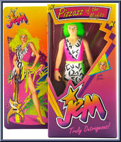 Pizzaz (Neon) from Jem and the Holograms - ReAction Figures manufactured by Super7 [Front]